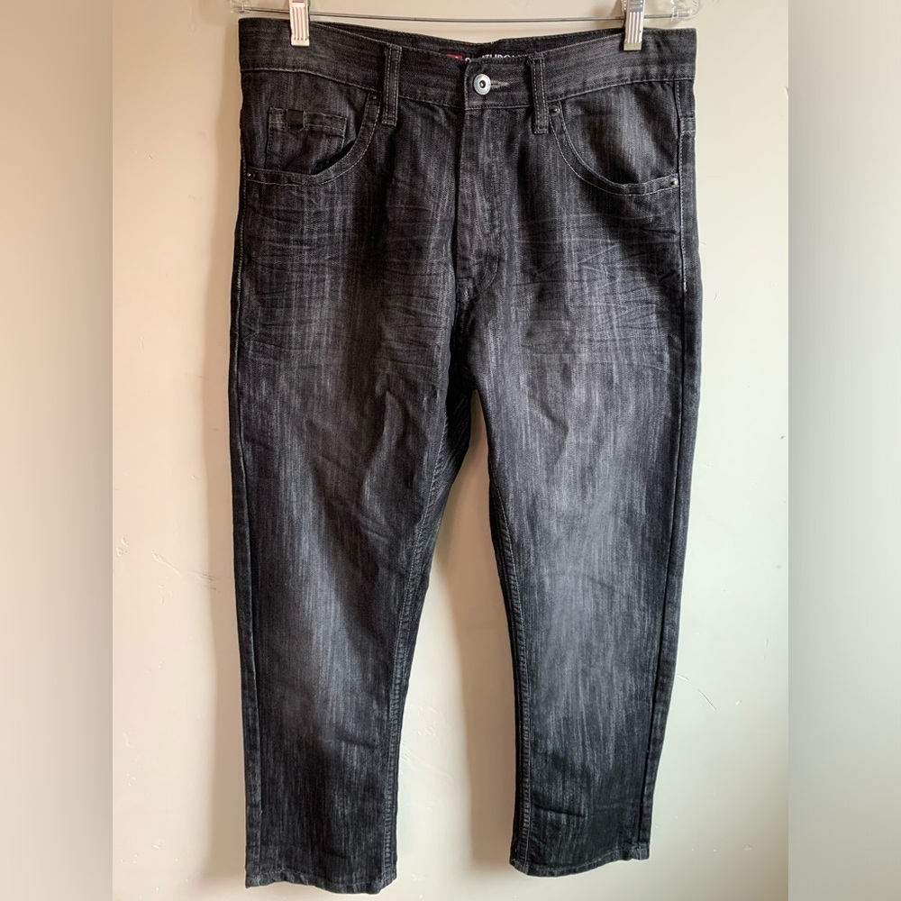 SOUTHPOLE y2k black Jeans Mens 32x29 Denim mid rise Y2K Style Skater